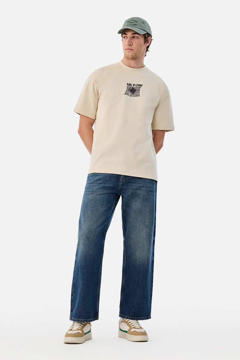 SNITCH Washed Loose Fit Jeans